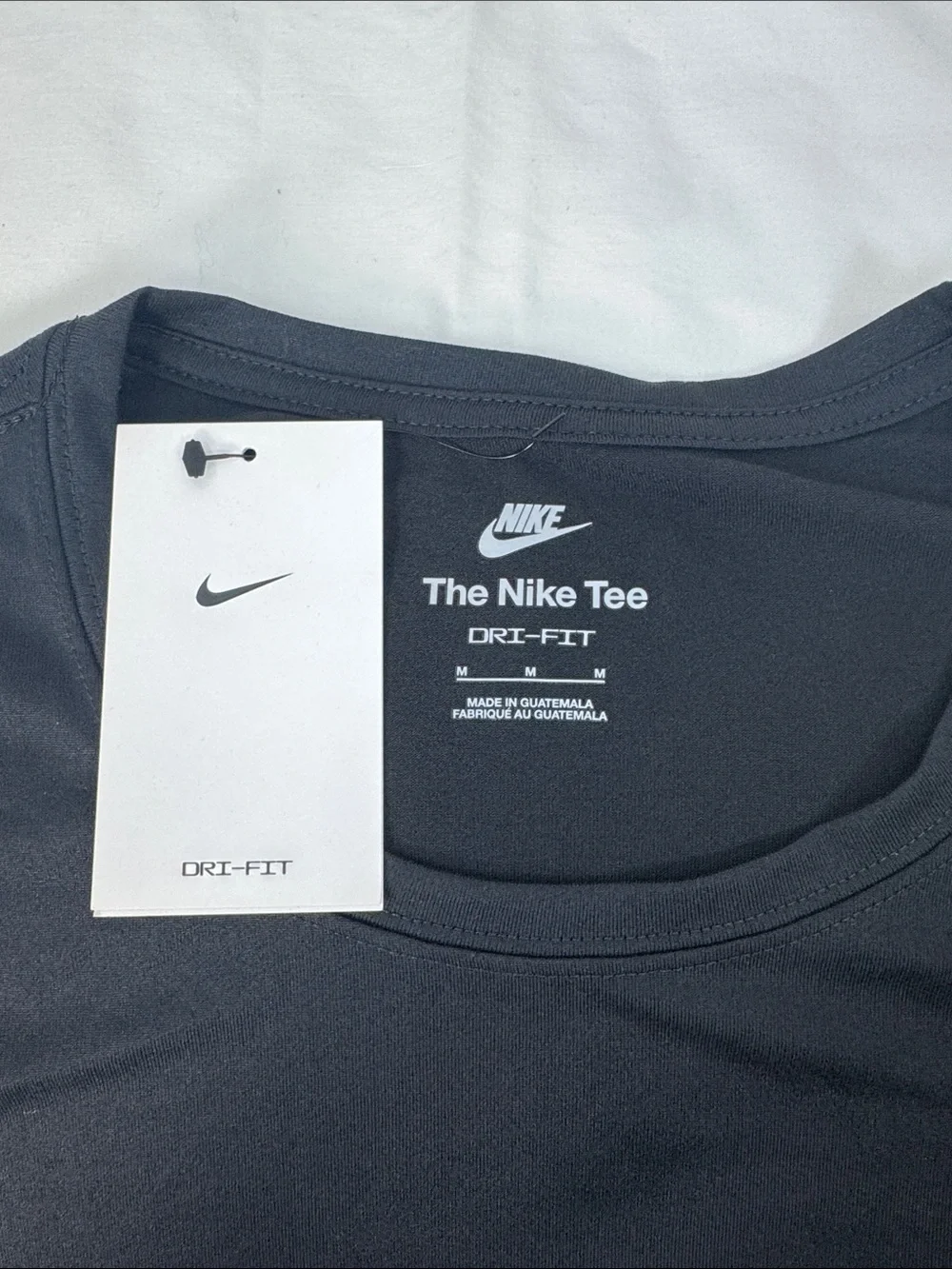 Nike‎ Dri Fit Tee Womens Medium Gray Athletic Workout Top NWT
